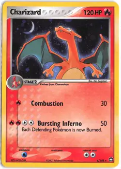Charizard 6/108 Holo Rare Power Keepers Pokemon Holo - Image 1