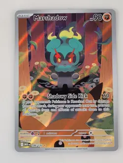 Pokemon Marshadow 146/132 Mega Evolution Illustration Full Art Rare NM/M - Image 1