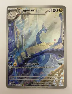 Pokemon Dragonair 181/165 Sv: Scarlet & Violet 151 Illustration Rare Holo 100 HP - Image 1