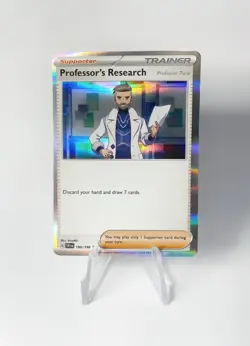 Pokemon TCG Professor's Research (Professor Turo) 190/198 - Scarlet & Violet - Image 1