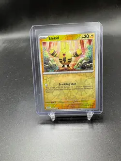 Elekid SV04: Paradox Rift Pokemon TCG Reverse Holo Common 059/182 - Image 1