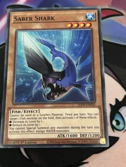 Saber Shark - LED9-EN050 - Common - 1st Edition - Yugioh TCG - Image 1