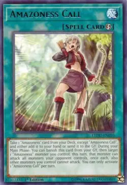 Yu-Gi-Oh! TCG Amazoness Call Legendary Duelists LEDU-EN010 1st Ed Rare NM/M - Image 1