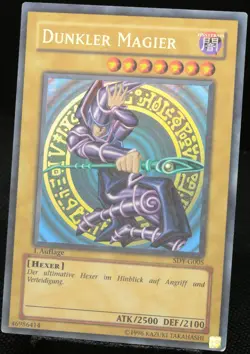 Yu-Gi-Oh! Dunkler Magier SDY-G005 1.Edition Ultra Rare [LP] Yugi Deck | DE 2002 - Image 3
