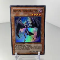 Blackwing - Shura the Blue Flame RGBT-ENPP2 (Super Rare, Limited, LP) Yugioh - Image 1