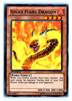 Yu-Gi-Uh Solar Flare Dragon #LCYW-EN254 Legendary Collection 3: Yugi's World tcg - Image 1
