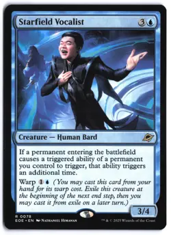 Starfield Vocalist 78 - EOE: Edge of Eternities Normal LP MTG TCG - Image 1
