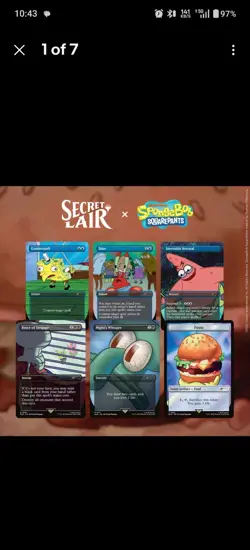 Magic The Gathering Secret Lair x Spongebob Squarepants Internet Sensation - Image 1