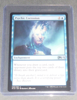 Magic MTG - Psychic Corrosion from M19 *Uncommon #68* Near Mint & Un-Played! - Image 1