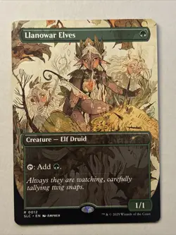 🔥 Llanowar Elves NONFOIL Encyclopedia 📖 Secret Lair MTG 🔥 - Image 1