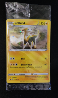 Pokemon Boltund Pokemon 076/202 Holo Promo Cosmos Holo Promo - NEW - SEALED-RARE - Image 1