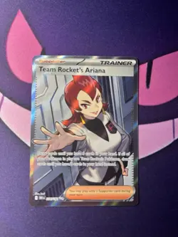 Pokemon TCG - Team Rocket's Ariana 224/182 IR - Destined Rivals - NM+ Full Art - Image 1