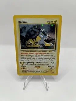 Pokemon TCG Neo Revelation Unlimited Raikou 13/64 Holo Rare - NM - Image 1