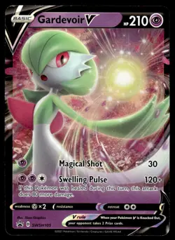 Pokemon TCG SWSH Promos #SWSH105 Gardevoir V NM - Image 1