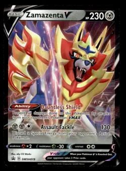 Pokemon TCG SWSH: Sword & Shield Promo Cards #SWSH019 Zamazenta V - Image 1