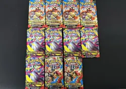Pokemon TCG Mega Evolution Booster Pack Lot of 11 Sealed Packs - Image 1