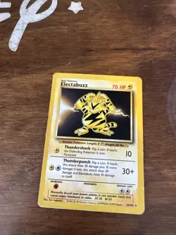 Pokemon TCG Base Set #20/102 Electabuzz HP - Image 1