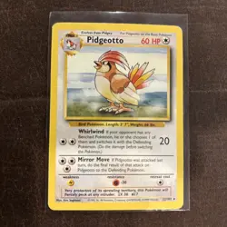 PIDGEOTTO POKEMON BASE SET #22/102 - Image 1
