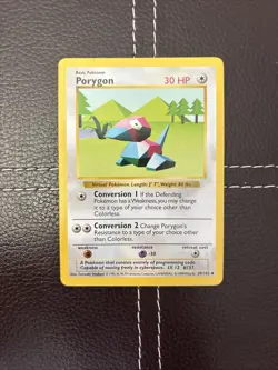 Pokemon TCG - Porygon - 39/102 - Shadowless Base Set - NM Uncommon (1999) - Image 1