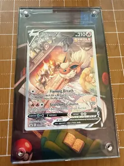 Flareon V Alt Arts SWSH Promo Pokemon Extended Artwork Case - Image 3