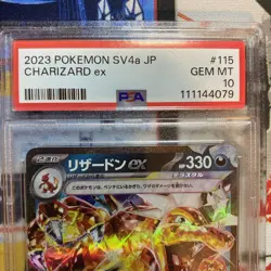 2023 Pokemon SV4a Japanese Charizard ex Shiny Treasure #115/190 PSA 10 - Image 5