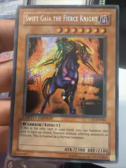 Swift Gaia the Fierce Knight CT1-EN004 2004 Collectors Tin Limited Edition LP - Image 1