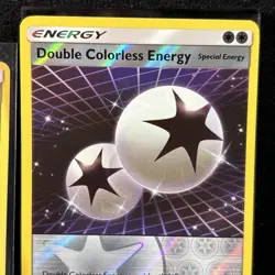 DOUBLE COLORLESS ENERGY Card 69/73 Reverse Holo Shining Legends Lot Of 2 Cards - Image 4