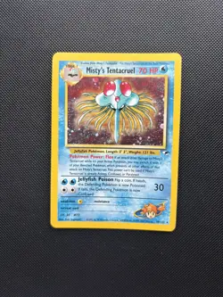 Pokemon Card Gym Heroes Set Holo Misty's Tentacruel 10/132 WOTC - Image 1