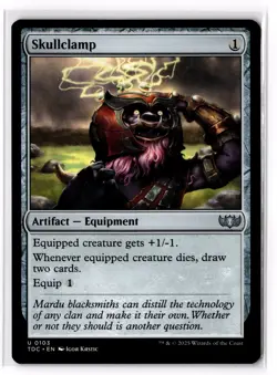 Skullclamp 103 Commander: Tarkir: Dragonstorm Normal NM - Image 1