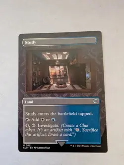Study (Borderless) [Ravnica: Clue Edition] Magic MTG - Image 1