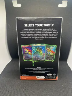 New Sealed Turtle Power! Commander Deck Teenage Mutant Ninja Turtles MTG - Image 3