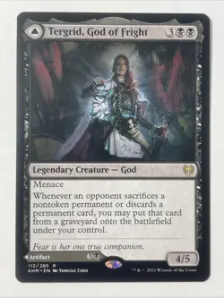 X 1 Tergrid, God of Fright / Tergid's Lantern NM-M KHM 112 MTG Magic - Image 1
