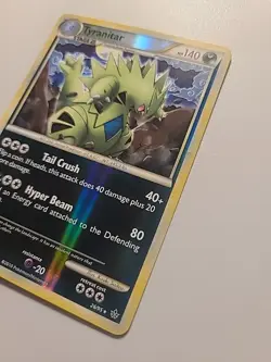 2010 Pokemon, Unleashed, #26/95 Tyranitar, Reverse Holo Rare - Image 3