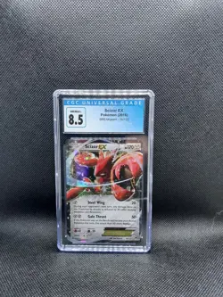 Pokemon TCG 2016 Scizor EX BREAKpoint 76/122 Pokemon CGC 8.5 NM/Mint+ - Image 1