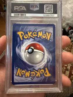 1999 POKEMON TCG FOSSIL #19 DRAGONITE 1ST EDITION - PSA 8 NM-MT Non holo - Image 2