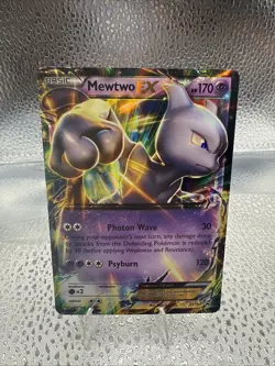 Pokemon Mewtwo EX TCG Black Star Promo Holo - Image 1