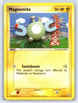 2004 Pokemon TCG Team Rocket Returns Magnemite 66/109 - NM - Image 1