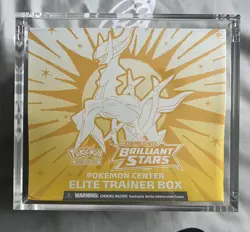Pokemon TCG: Brilliant Stars Pokemon Center Elite Trainer Box Sealed With Case - Image 1