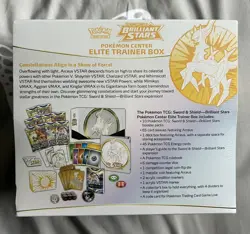 Pokemon TCG: Brilliant Stars Pokemon Center Elite Trainer Box Sealed With Case - Image 2