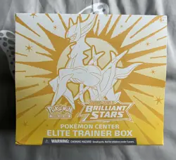 Pokemon TCG: Brilliant Stars Pokemon Center Elite Trainer Box Sealed With Case - Image 5