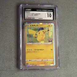 Pikachu 028/071 S10b: Pokemon GO Holo (Japanese) CGC GEM MINT 10 - Image 1