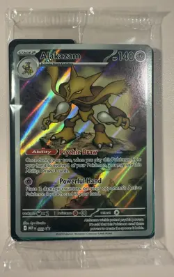 POKEMON TCG Alakazam 009 Me: Mega Evolution Promo Holo - SEALED - Image 1