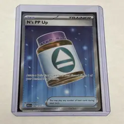 N's PP Up 262/217 Full Art Ultra Rare Pokemon Ascended Heroes ENGLISH NM - Image 1