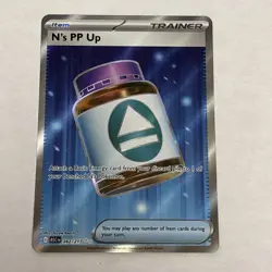 N's PP Up 262/217 Full Art Ultra Rare Pokemon Ascended Heroes ENGLISH NM - Image 2
