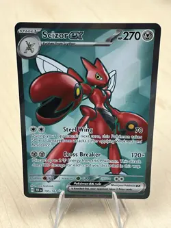 Pokemon TCG - Scizor ex Holo #195/162 Ultra Rare,Holo SV05: Temporal Forces - Image 1