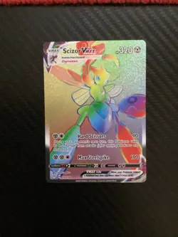 Scizor Vmax (Secret) 193/189 Pokemon Darkness Ablaze - NM - Image 1