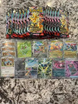 24 OPENED Packs Pokemon TCG Ascended Heroes ME2.5 ALL BULK AND HITS INCLUDED!! - Image 1