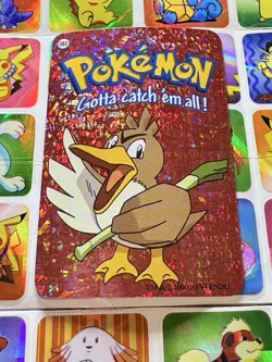 Pokemon 151 Vintage Pocket Monsters Vending HOLO Prism Sticker 2000 Nintendo - Image 2