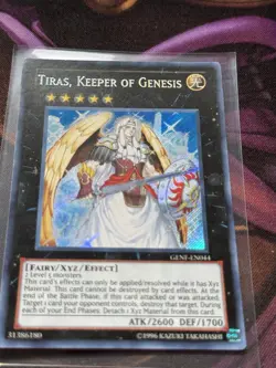 Yugioh - Tiras, Keeper Of Genesis - GENF-EN044 - Secret Rare Unlimited Ed LP - Image 2