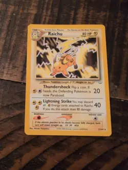 Raichu 21/64 Neo Revelation Regular LP Pokemon Card - Image 1